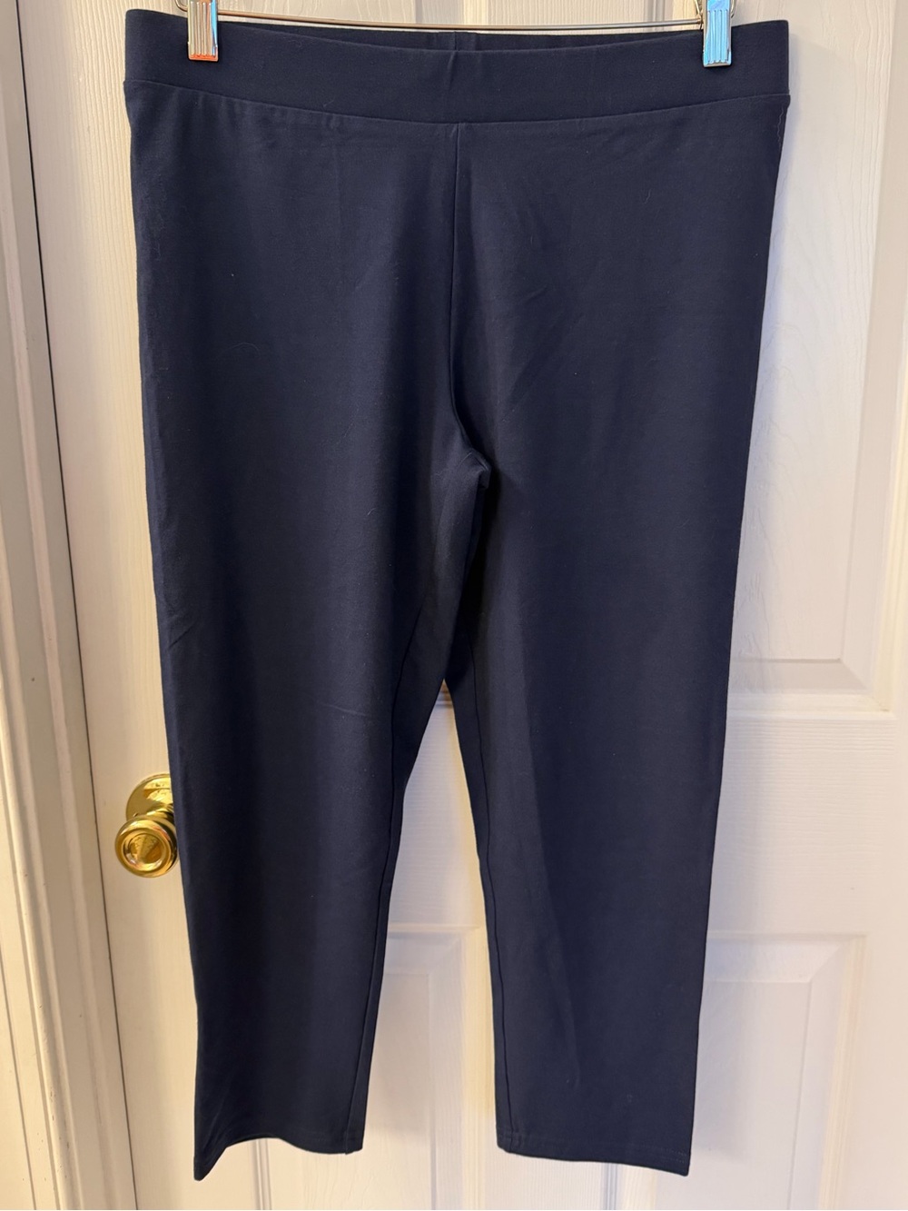Simply Vera Vera Wang navy blue capri leggings Sz LG NWT
